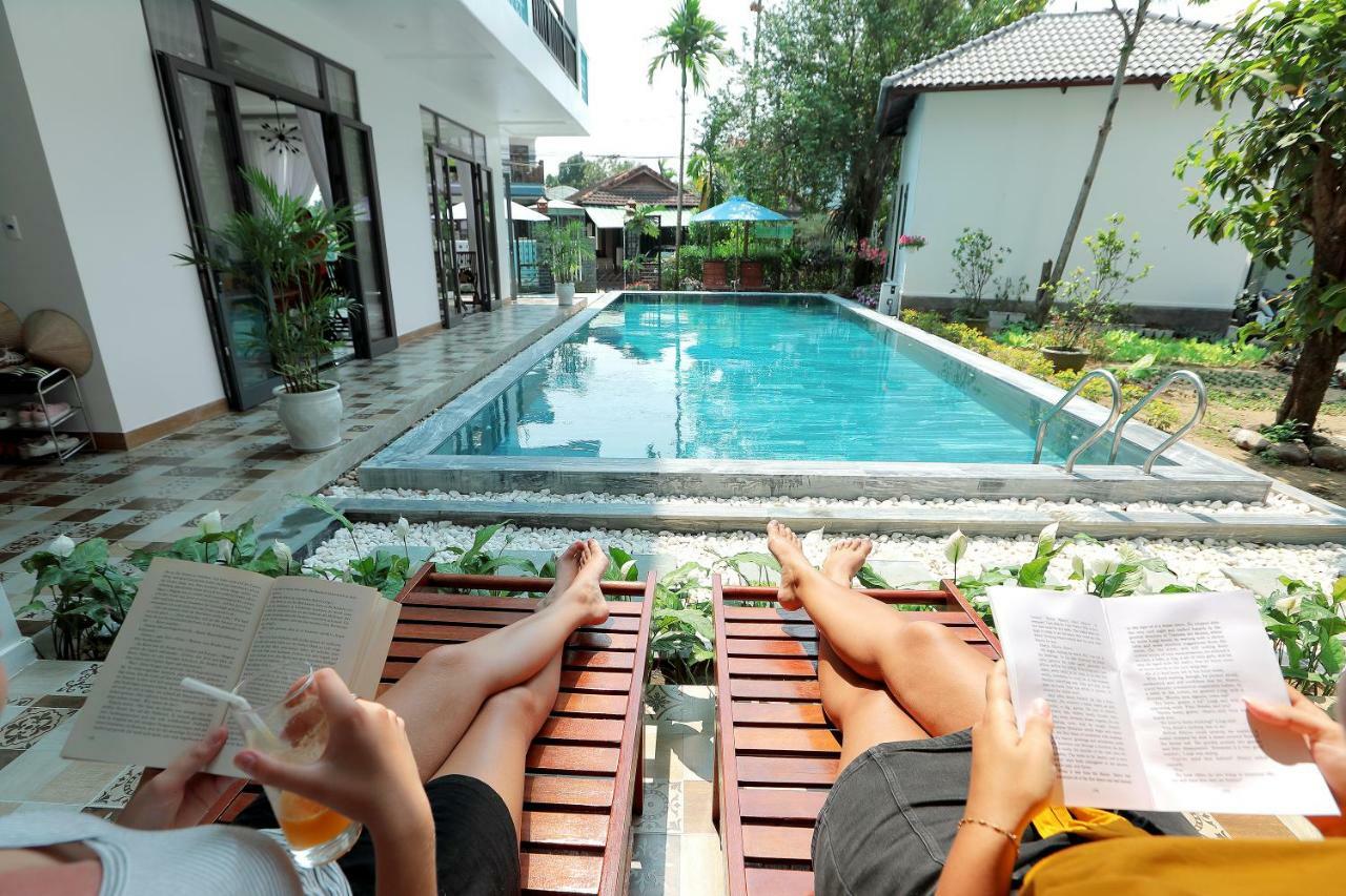 Tropical Garden & Pool Villa Хойан Экстерьер фото